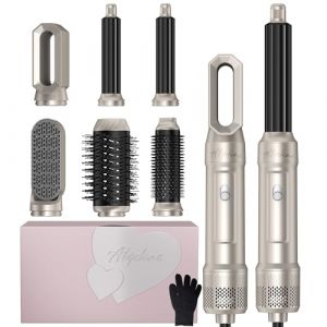 Air Brush 6 en 1 Atopskins Air Styler Pro Magic Hair styler, 1000w Seche Cheveux Ionique, Brosse Soufflante, Boucleur a Cheveux, Brosse Chauffante, Brosse Lissante, pour S&eacute;cher, Boucler, Lisser (Atopskins Pro Beuaty, neuf)