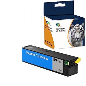 OGOUGUAN 991X Cartouches d'encre avec puces 991X Cartouches d'encre Compatibles Imprimantes avec pour HP PageWide Pro MFP 777z 772dn, Pro 750dw, Color MFP 774dn/dns 779dn/dns, Color 755dn (Cyan) (Zhuhai ouguan Electronic Technology Co., Ltd, neuf)