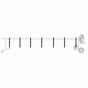Kit De Fixation pour Enrouleur Bache Piscine,8 PièCes Enrouleur Bache Piscine Hors Sol,Universel Couverture Solaire Sangles Set Convient À Types De Piscines (haptewan, neuf)