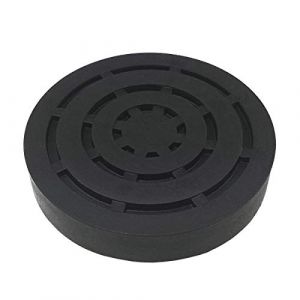 STIX Patin en Caoutchouc 120x100x25mm pour cric et Pont &eacute;l&eacute;vateur Protection Robuste des seuils de Porte Bas de Caisse Caoutchouc Anti-&eacute;crasement (Felgeo, neuf)