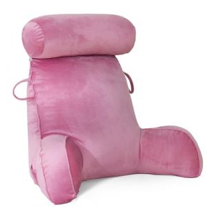 MINGPINHUIUS Coussin de lecture XL pour lit et canapé, avec traversin amovible, coussin de dossier pour adulte avec mousse à mémoire de forme pour lire, travailler, jouer, regarder la télévision, se (GULIUK, neuf)
