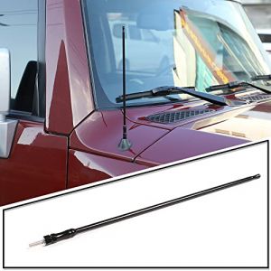 METYOUCAR L'antenne originale en m&eacute;tal de 35,6 cm convient pour Toyota Tundra/FJ Cruiser capot de voiture r&eacute;sistant au lavage courte antenne radio en m&eacute;tal (32 cm) (Car club Accessories, neuf)