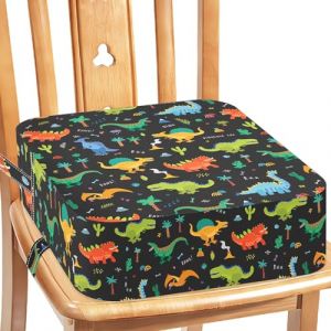 Rehausseur de chaise pour enfant pour la table - Enfants antid&eacute;rapant facile &agrave; emporter augmentation de hauteur soutien solide coussin de si&egrave;ge housse de chaise facile &agrave; nettoyer amovible rehausseur (Aqash-eu, neuf)