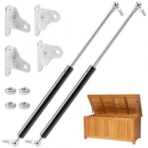 380mm 200N Verin Hydraulique, 2 Lot 20 Kg V&eacute;rins &agrave; gaz, Universel R&eacute;glable &agrave; Forte Charge Type L V&eacute;rin &agrave; Gaz, Adapt&eacute; Aux Portes De Placard, Outils, Bo&icirc;tes &agrave; Jouets et DIY Cr&eacute;atifs (Jiake's store, neuf)