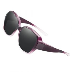 Protection UV polarisée par lunettes de superposition, verres polyvalents | Généres de conducteur élégantes pour hommes et femmes, lunettes de soleil légères et carrées, protection oculaire extérieure (binxow, neuf)