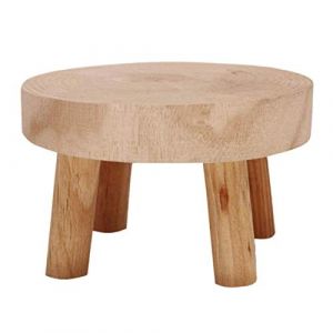 Support De Pla-nte Rond, Présentoir De Tabouret En Bois, Support De Pot De Fleur Multifonction Support De Pla-nte Tabouret Haut, Support De Pla-nte Table De Pla-nte Pour Pots De Fleurs Pour Patio (weiyiu, neuf)
