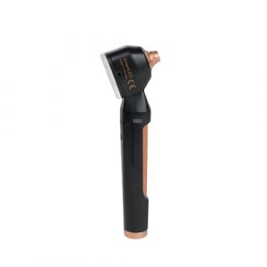 Otoscope SPENGLER Smartled, Technologie brevetée LED-Ring, loupe x3, Variateur de luminosité, 2,5V, diagnostic ORL, lumière puissante, rendu des couleurs optimal, MADE IN GERMANY (Bronze) (adom medical conseil, neuf)