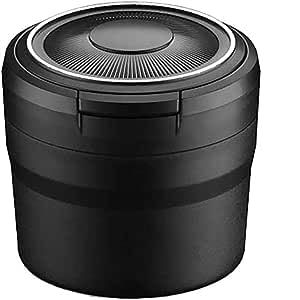 Cendrier de Voiture pour Dacia Dokker/Duster/Jogger/Lodgy/Logan/Sandero/Solenza/Spring, LED Portable sans FuméE Cendrier avec Couvercle Cendrier ExtéRieur Mini Poubelle Bureau (ShuangJIANG, neuf)