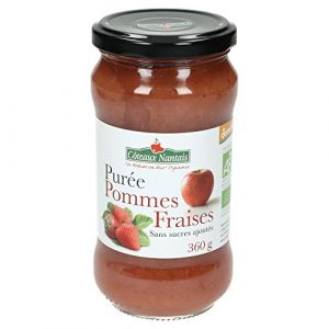 Côteaux Nantais Purée Pommes Fraises 360 g - 1 pc (ETIKBIO, neuf)