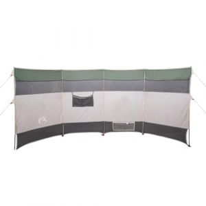 vidaXL Brise-Vent de Camping Vert 366x152x152 cm imperméable, Brise-Vent de Plage, Brise-Vent de Camping-Car, Brise-Vent de Tente (shop.nova, neuf)