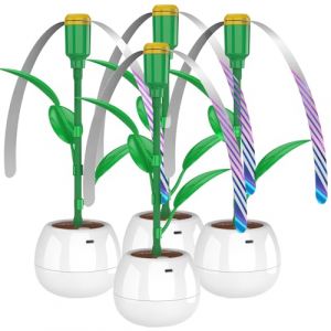 Ventilateur Anti Mouche 4PCS FANDLISS Chasse Mouche de Table Peut Être Suspendu pour Repousser Efficacement Mouches et Insectes, Convient pour Pique-niques, Patios, Fêtes, Barbecues (FANDLISS Boutique Officielle BH, neuf)