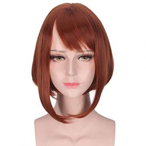Mon héros académique Todoroki Shoto femmes tous les personnages jouer perruque Cosplay Costume Boku pas de héros académique cheveux perruques + casquette de perruque taille unique perruque Uraraka O (good stuff A, neuf)