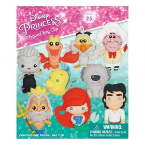 Little Mermaid 3D Foam Bag Clips in Blind Bags (Bixem, neuf)