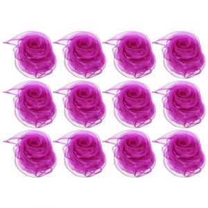 PATIKIL Foulards de Danse, 12 Pcs Foulards Carr&eacute;s de Jonglerie 60 x 60 cm pour Jouer &agrave; la Musique Magique, Activit&eacute; de Jonglage, Habillage, Rouge Prune (PATIKIL UK, neuf)