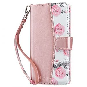 ULAK Coque Compatible avec Galaxy S20 FE, Portefeuille en Cuir Protection avec Porte Carte, Fonction Support, Étui Housse pour Femme Fille Samsung Galaxy S20 FE 6.5 Pouce, Or Rose (easyarise, neuf)