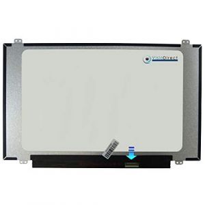 Visiodirect&reg; Dalle ecran 14" LED Compatible avec Dell Latitude E7470 1366X768 315mm avec Fixations Haut/Bas connecteur de 30 pin &agrave; Droite (visiodirect-, neuf)