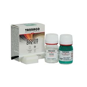 Tarrago | Self Shine Color Dye 25 ml | Teinture Auto-brillante pour Chaussures et Accessoires | Couvre les Éraflures et l'Usure des Chaussures (Vert Émeraude 127) (donmendoshop, neuf)