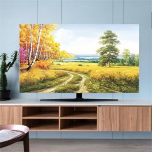 Hixingo Housse pour TV, Paysage Housse de Protection T&eacute;l&eacute;vision Housse Protection &Eacute;cran TV &Eacute;lastique Housse T&eacute;l&eacute;vision Anti Poussi&egrave;re Respirant Housse &Eacute;cran TV Lavable (40-43inch,Champ) (Hixin, neuf)