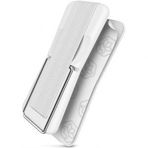 ONEFLOW&reg; ClipGrip Support pour t&eacute;l&eacute;phone portable avec support pour tous les smartphones Blanc (hulle24 GmbH &ndash; Sp&eacute;cialiste accessoires, neuf)