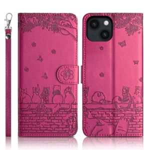 Succtopy Coque pour iPhone 14 6.1 Pouces &Eacute;tui de Protection [Etui &agrave; Rabat] [Pochette de Portefeuille] [Fermeture Magn&eacute;tique] Housse Premium en Cuir PU Portefeuille iPhone 14 6.1 Pouces Rose Rouge (Chengxunda trading company, neuf)