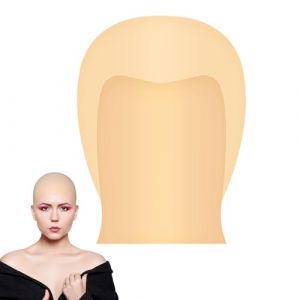 Gatuida Bonnet Chauve Latex pour Maquillage Calotte Chauve Ajustable Unisexe Accessoire Costume Moine pour Halloween et Th&eacute;&acirc;tre Confortable et L&eacute;ger (Brandon Zou, neuf)