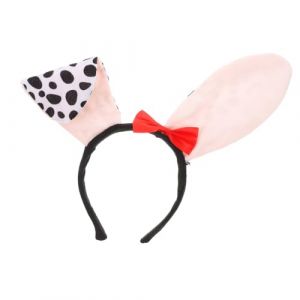 Hemobllo -t&ecirc;te Oreilles De Chien Dalmatien Pour Adulte Fille Costume F&ecirc;te Halloween Accessoire D&eacute;guisement (Leopolerd, neuf)