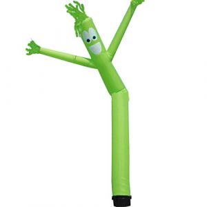 Tube gonflable pour homme et danseuse de marionnettes – Tube gonflable amusant pour publicité de festival (ventilateur non inclus) (vert, 6,1 m) (Libo global, neuf)