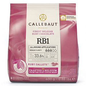 Galets de chocolat - RUBIS - 400g (Baktotaal, neuf)