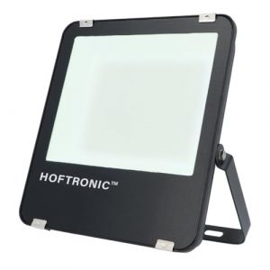 HOFTRONIC - Projecteur LED Exterieur 100W 16000 Lumen 160lm/W 4000K neutre blanc lampe de chantier lampe extérieure Super Bright spot jardin IP65 étanche lampe de sécurité Garantie de 5 ans (Online Multi Stores, neuf)