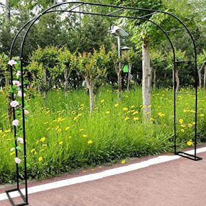 1,2 M 1,4 M 1,8 M 2,0 M 2,4 M 3,0 M 3,5 M Grande Arche De Jardin En M&eacute;tal, Support Pour Plantes Grimpantes, Tuyau Galvanis&eacute; De 19 Mm, Arceau &Agrave; Rosiers, Largeur C&ocirc;t&eacute;: 25cm ( Size : 3.0mx2.2m/9.8ftx7.2f (WMQBD, neuf)