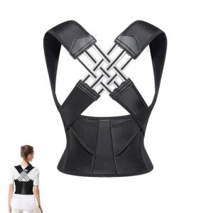 Posture Correcteur Dos Femme Homme, Redresseur Dos avec Ceinture Dorsale Ajustable, Maintien Dos Léger Et Respirant, Correcteur de Posture pour Maintien Dos Droit Soutien (L) (杨胜商行, neuf)