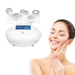 Chynalys Appareil de massage à ultrasons 6 en 1 80 K avec 6 têtes de massage et 3 types de lumière, anti-cellulite (BigJunBaoTrade, neuf)