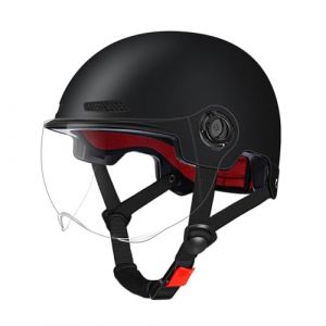 Casque Trottinette Electrique Adulte, Vélo Casquette, Casque Vélo Visière Électrique Pour Hommes Femmes, Casques De Vélo Avec Visière, Casque Skate Adulte, Casque Pour Vélo Électrique,Skateboard,Motos (Genikeer, neuf)