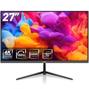LXZ 27 Pouces 4K UHD (3840 x 2160) Gaming Moniteur, &eacute;cran VA 16:9 avec FreeSync et G-Sync, VESA 75mm x 75mm, HDMI 2.02, DP1.42 (LXZ Monitor, neuf)