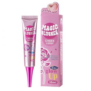 Fard À Joues Crémeux Pour Peaux Matures, Crème Blush Teint Adaptatif Naturel Résistante à l'Eau, Produits de Beauté pour Éclat du Regard, Sculpture des Joues et Peau Mature (Lobesmart, neuf)