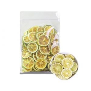 BaiLiSnacky Tranches De Citron Vert Séchées 100g - 100% Naturel Et Sans Gluten - Snack Sain Et Croquant Pour Thé Infusions Cocktails Et Cuisine (Best Food SHOP, neuf)