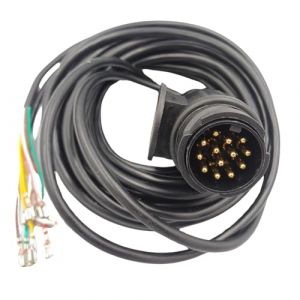 Web Truck Faisceau de c&acirc;bles pour remorque 13 Broches &ndash; 5 m &ndash; Feu arri&egrave;re et &eacute;clairage pour remorque Voiture et Utilitaire (WEB TRUCK, neuf)