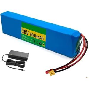 Batterie 36V 9Ah pour Scooter &Eacute;lectrique Et V&eacute;lo &Eacute;lectrique, Batterie Lithium 36V pour Scooter Et V&eacute;lo &Eacute;lectrique, avec Chargeur. 36V 9Ah,XT30 (Lin Xian Rui Ming Shang Mao Dian (GeRenDuZi), neuf)