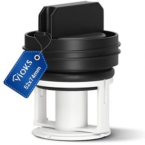 VIOKS Filtre &agrave; peluches de rechange &Oslash; 52 mm pour Bosch 00614351 &ndash; Filtre &agrave; peluches Siemens iQ300 iQ500 iQ700, Bosch Varioperfect Serie 4 et pi&egrave;ces de rechange pour machine &agrave; laver (vioks-de, neuf)