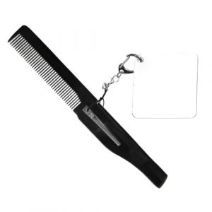 HAPINARY Peigne Pliable, Porte-Clés, Peigne Pliable De Voyage, Peigne Portable Pliable, Petit Peigne De Poche, Peigne Pliable, Miroir, Peigne Pliable, Porte-Clés, Miroir, Peigne Pliable De (Gan Gardner, neuf)