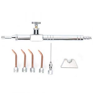 Chalumeau à oxygène pour soudage bijoux, kit complet de micro torche, régulateur, outils et accessoires pour fabrication de perles (Gulaer, neuf)