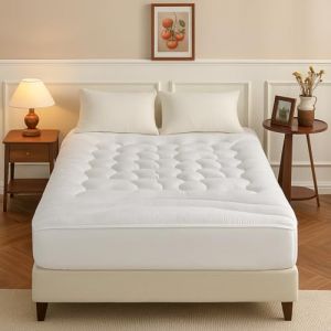 Surmatelas ConforProtect 2 en 1 | Alèse et protège-Matelas intégrés | 7 cm de Confort | Imperméable, Moelleux, aéré, hypoallergénique (160x200 cm) (Sampur, neuf)