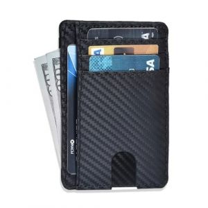 Portefeuille Homme Mince Porte-Cartes de Cr&eacute;dit, porte-cartes de cr&eacute;dit homme, mini portefeuille fin, capacit&eacute; de 8 cartes, portefeuille en cuir PU (STANMAR CONCEPT, neuf)