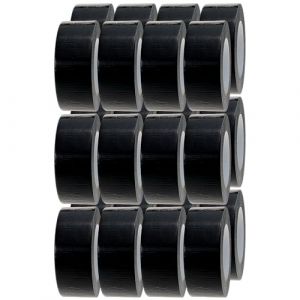 Crimson Starfish ruban adh&eacute;sif noir &eacute;toile | 24 rouleaux de ruban adh&eacute;sif Gaffer 48 mm x 45 m | r&eacute;sistant &agrave; l'eau | Ruban adh&eacute;sif multi-usages pour int&eacute;rieur/ext&eacute;rieur | ultra r&eacute;sistant (Crimson Starfish Limited, neuf)