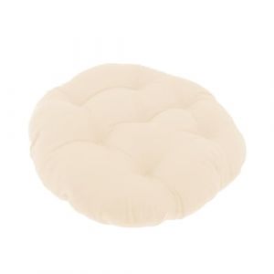 Coussin Fauteuil Suspendu, Chaise D'oeuf Suspendue Coussin Chaise, Coussin Fauteuil Jardin Rond, Coussins de Chaise D'oeuf Suspendus,Coussin Balancell Lavable pour Intérieur et Extérieur, Beige (Grand Plaisir 360, neuf)