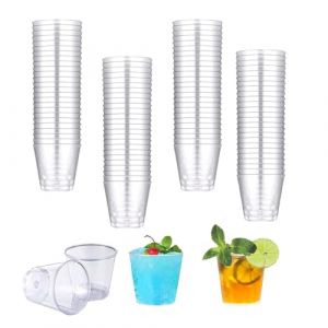 Verrine Plastique Aperitif, 100 Pièces, Empilable, Réutilisable, Idéal pour Servir des Desserts des Buffets et des Amuse Gueules (shen zhen shi yu xiang ke ji you xian gong si, neuf)