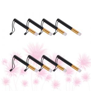 Angoily Lot de 8 Brosses Nettoyantes pour Faux Cils et Visage Poils Nylon Doux Manche Noir Accessoires Professionnels pour Maquillage et Soin des Paupi&egrave;res Usage Salon et Quotidien (Ceoning, neuf)