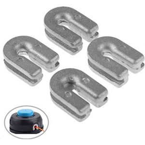 Hicello Lot de 4 Oeillets pour Tête de Débroussailleuse Compatible avec Husqvarna T45X T25 T35 T35X,Tête de Débroussailleuse à œillets pour Outils Électriques Extérieurs Accessoires Tondeuse (Hicello-uk, neuf)