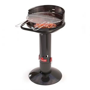 Barbecook Loewy 50 barbecue au charbon de bois, bbq a charbon en &eacute;mail noir &Oslash; 47.5cm H 99cm (garoma, neuf)