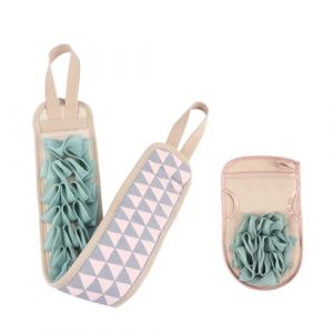 Beaupretty 2pi&egrave;ces Accessoires Exfoliants De Bain Lani&egrave;re De Massage Pour Dos Serviette De Nettoyage Corporel &Eacute;ponge De Toilette (kiLIHK, neuf)